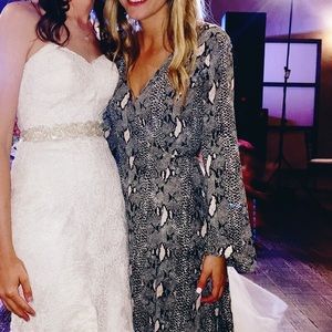 Snake Print Maxi Dress